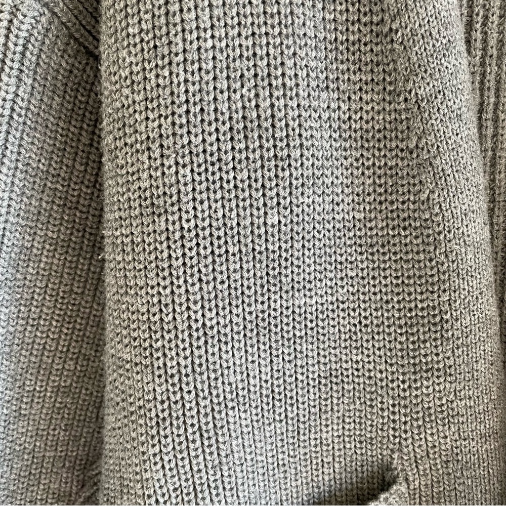 The Beach People Gray Knit Cardigan Size M/L - Picture 5 of 13